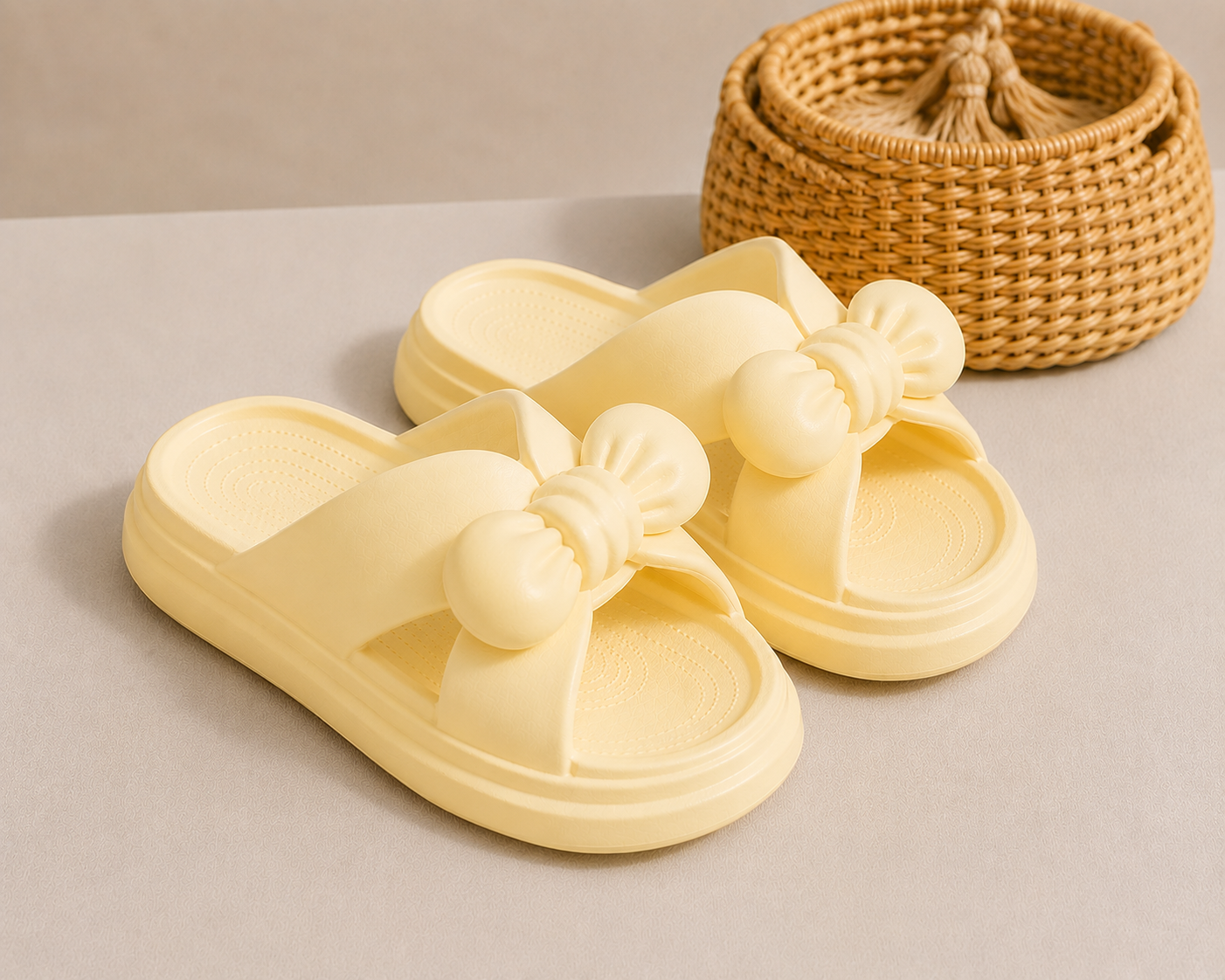 ALIX CLOUD BOW PLATFORM SLIDES