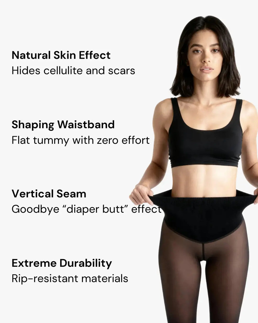 Thermal tights with fleece Lumea