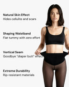 Thermal tights with fleece Lumea