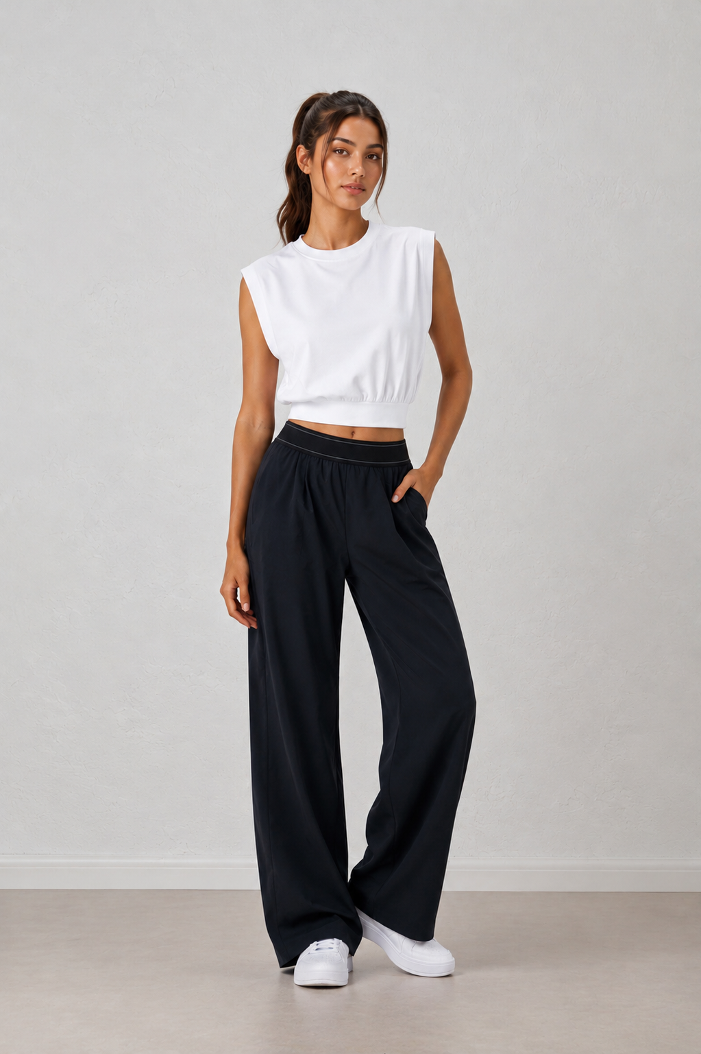LEA TAILORED FLOW TROUSERS
