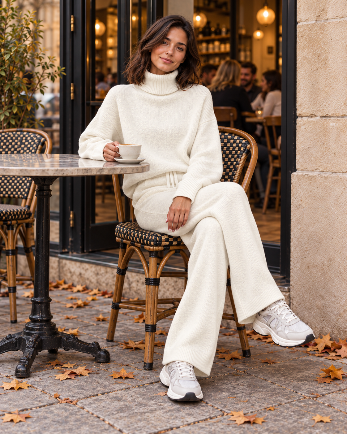 AMARA TURTLENECK SWEATER & DRAWSTRING PANTS SET