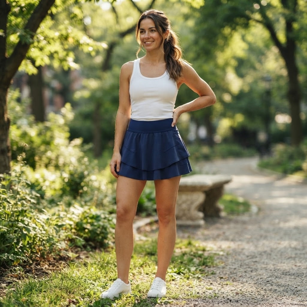 KIRA MOTION COURT HIGH-RISE SKORT