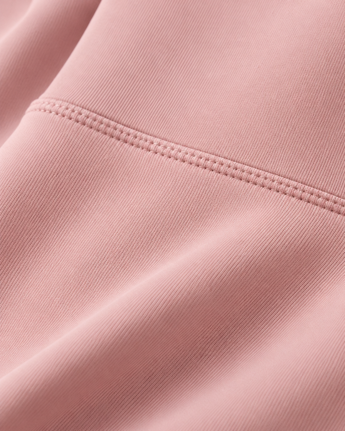ALMA pink fog high-waisted leggings — fabric detail