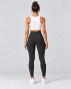 ALMA titanium gray high-waisted leggings — back