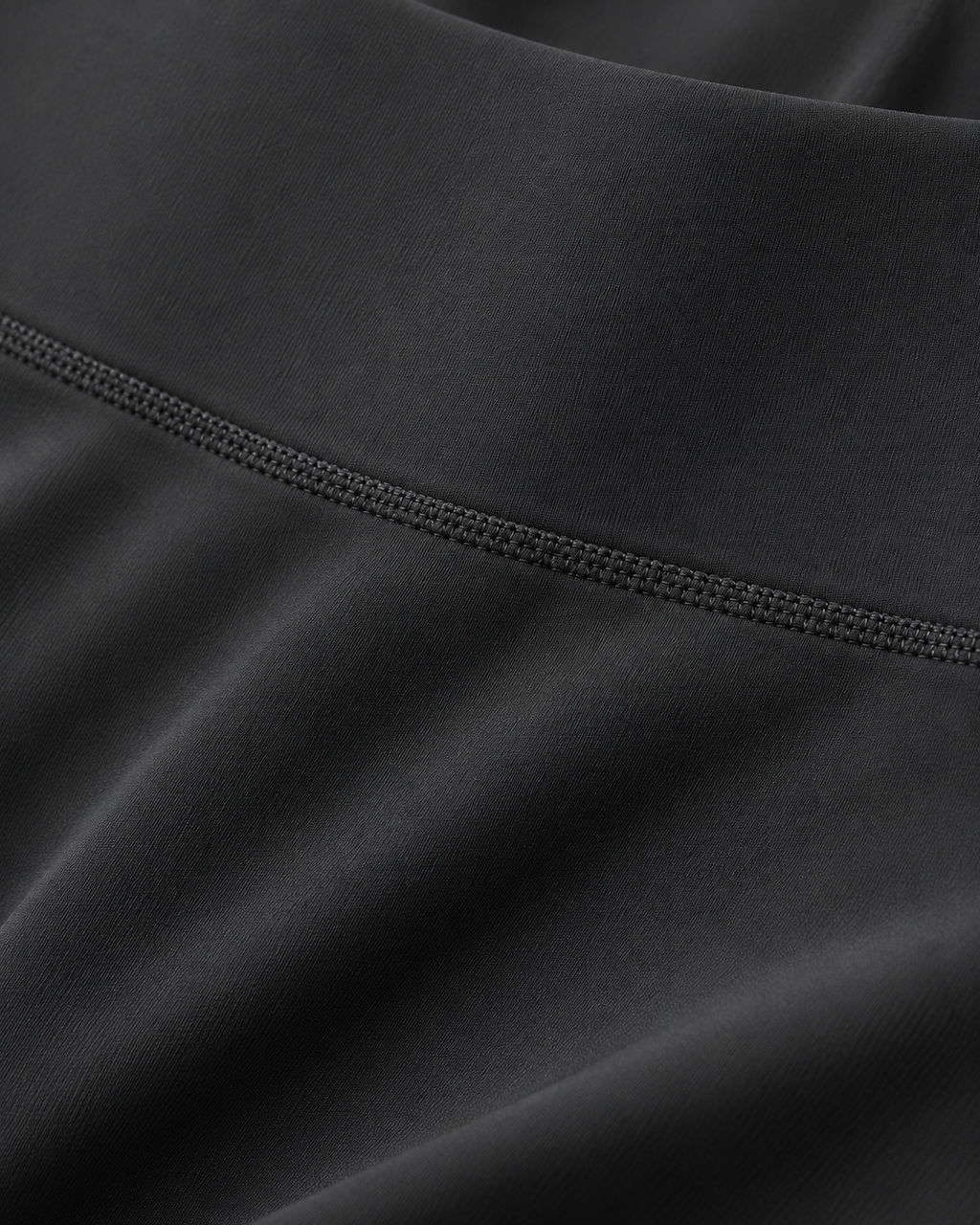 ALMA titanium gray high-waisted leggings — fabric-detail