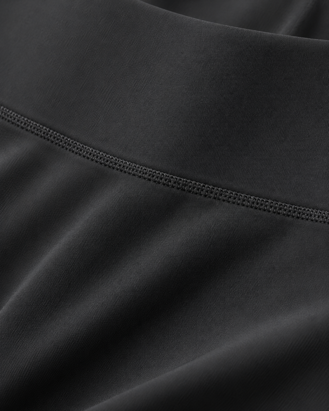 ALMA titanium gray high-waisted leggings — fabric-detail
