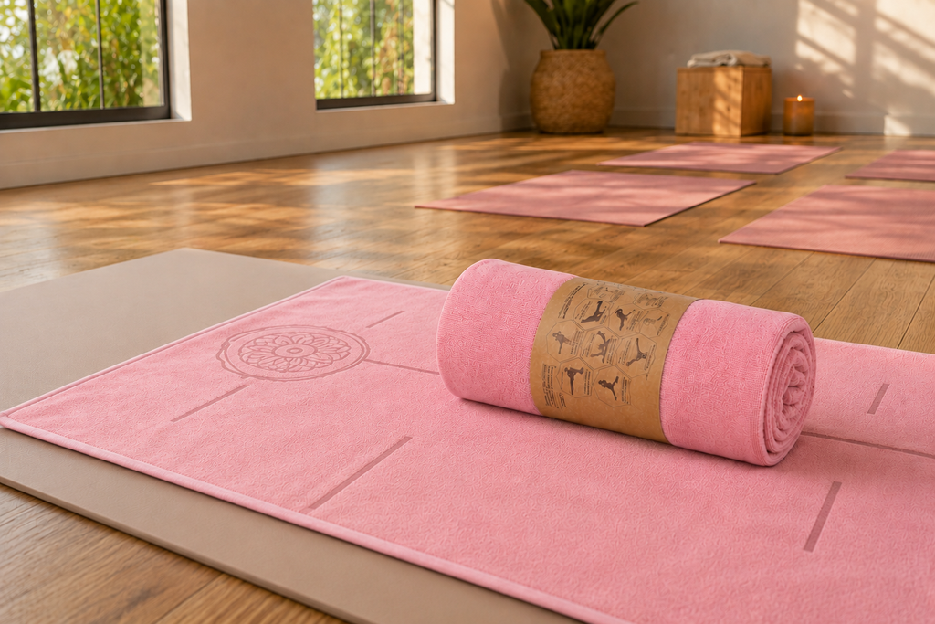 MIA GROUNDED NO SLIP YOGA TOWEL