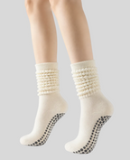 TEA SLOUCH GRIP PILATES SOCKS