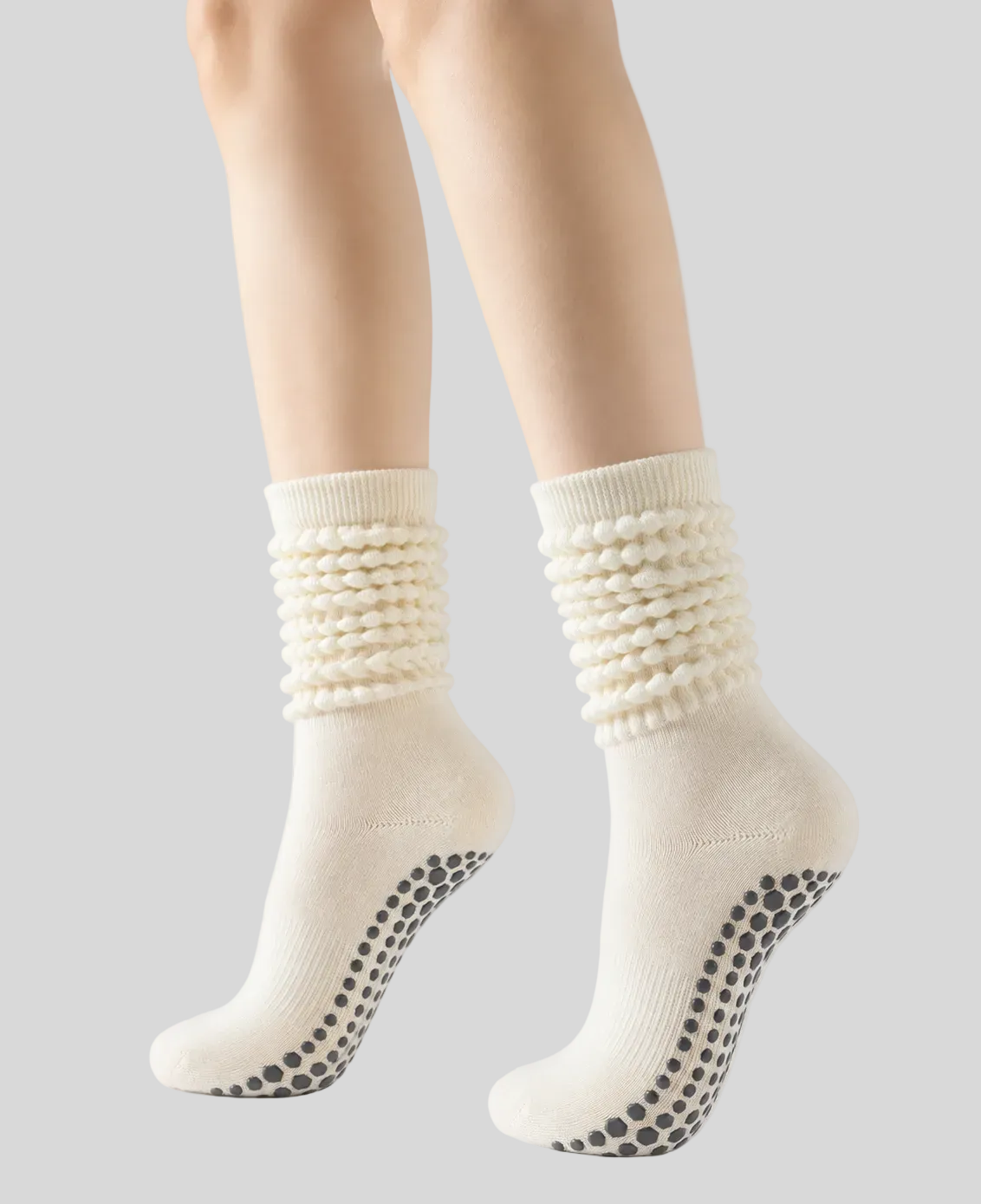 TEA SLOUCH GRIP PILATES SOCKS