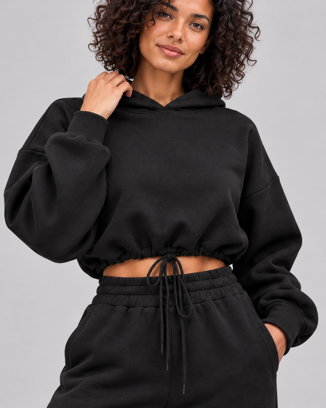 INAYA black - fabric-detail view