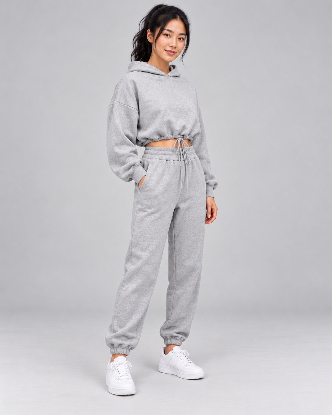 INAYA light gray - three-quarter view