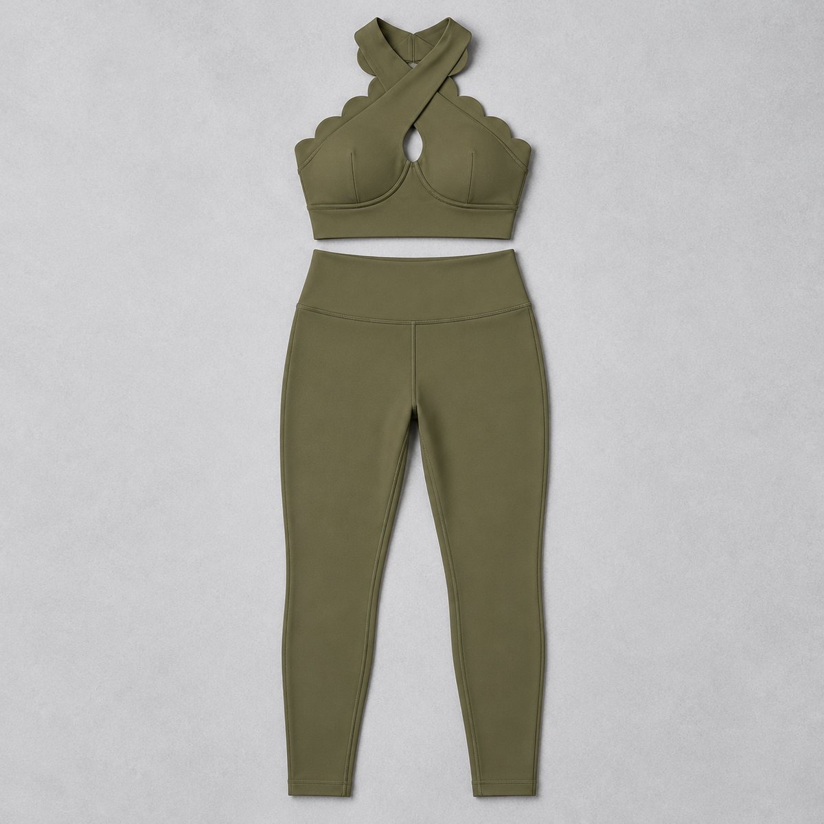 KAROL — green — fabric-and-seams