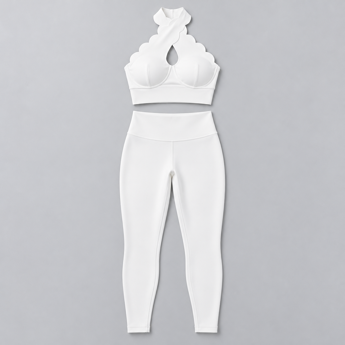 KAROL — white — fabric-and-seams