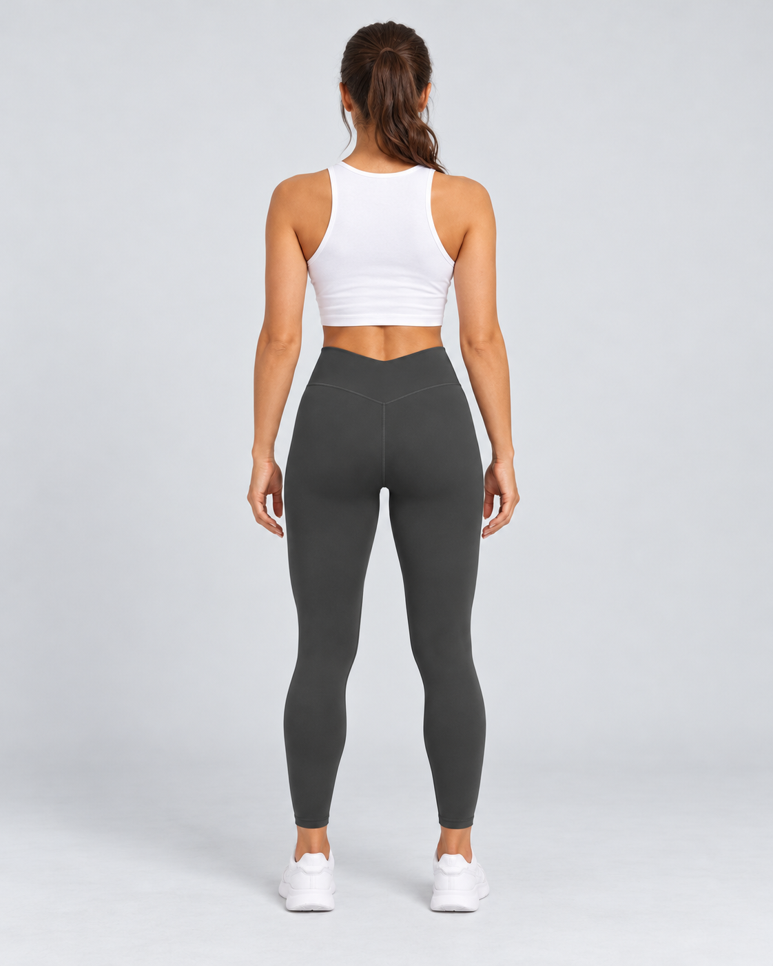 LINE FLEX gray sculpt leggings — back