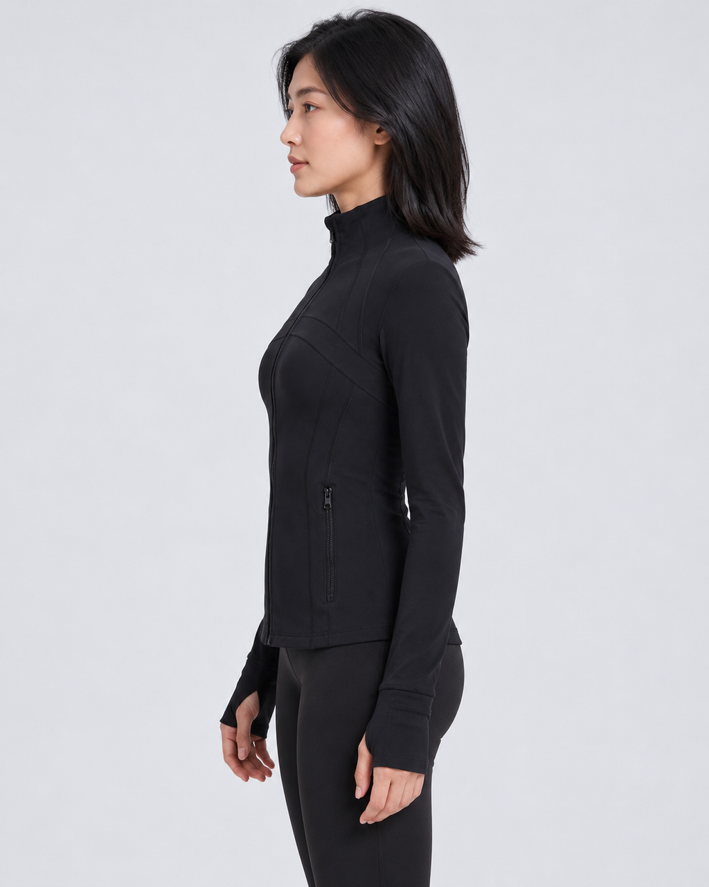 LOU Cloudfit Performance Jacket – black – side