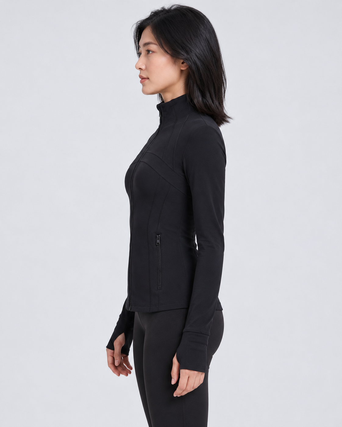 LOU Cloudfit Performance Jacket – black – side