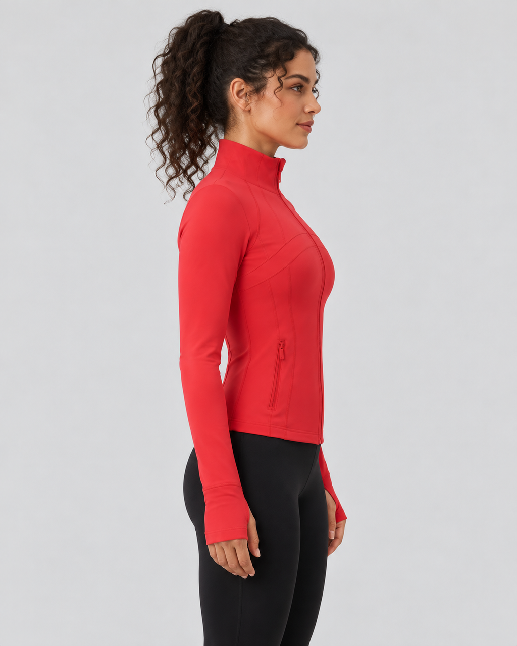 LOU Cloudfit Performance Jacket – chinese-red – side