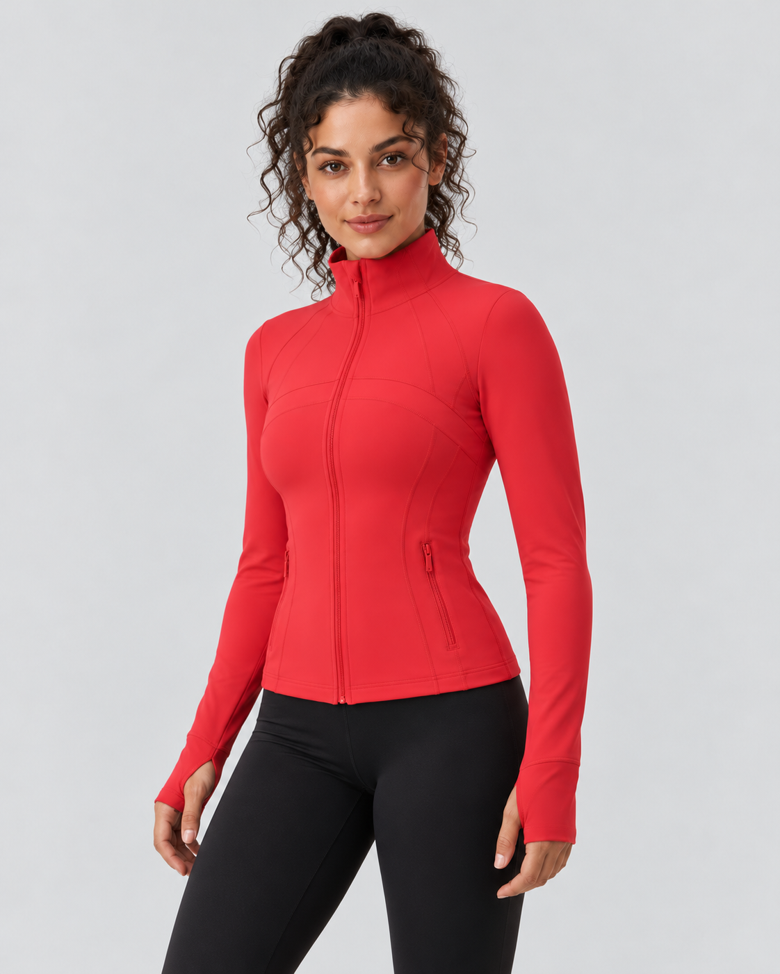 LOU Cloudfit Performance Jacket – chinese-red – three-quarter