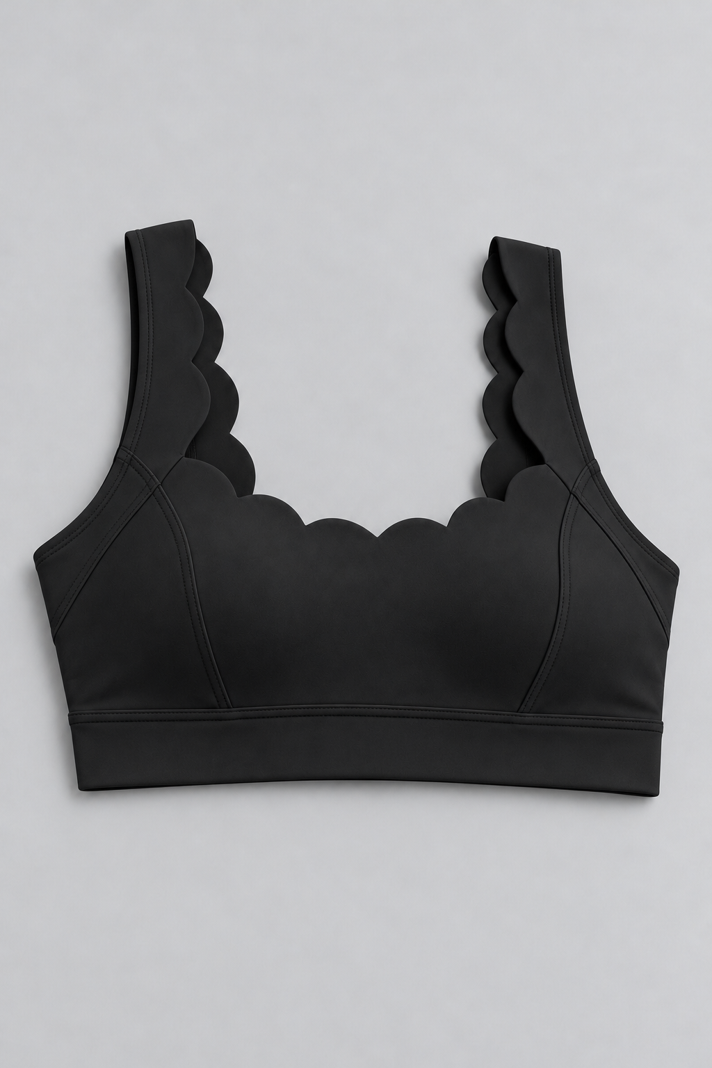MAE DEEP BLACK sports bra - side view