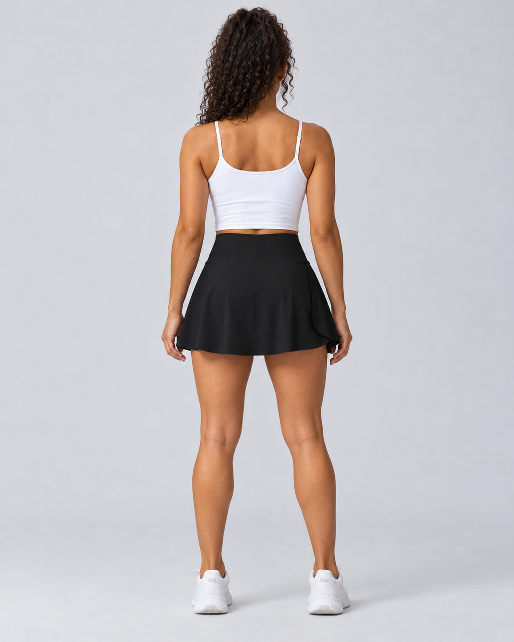 NAYAH black skort — back view