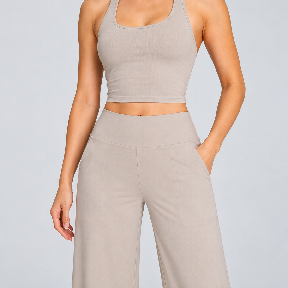 PAULA — light beige — fabric-detail