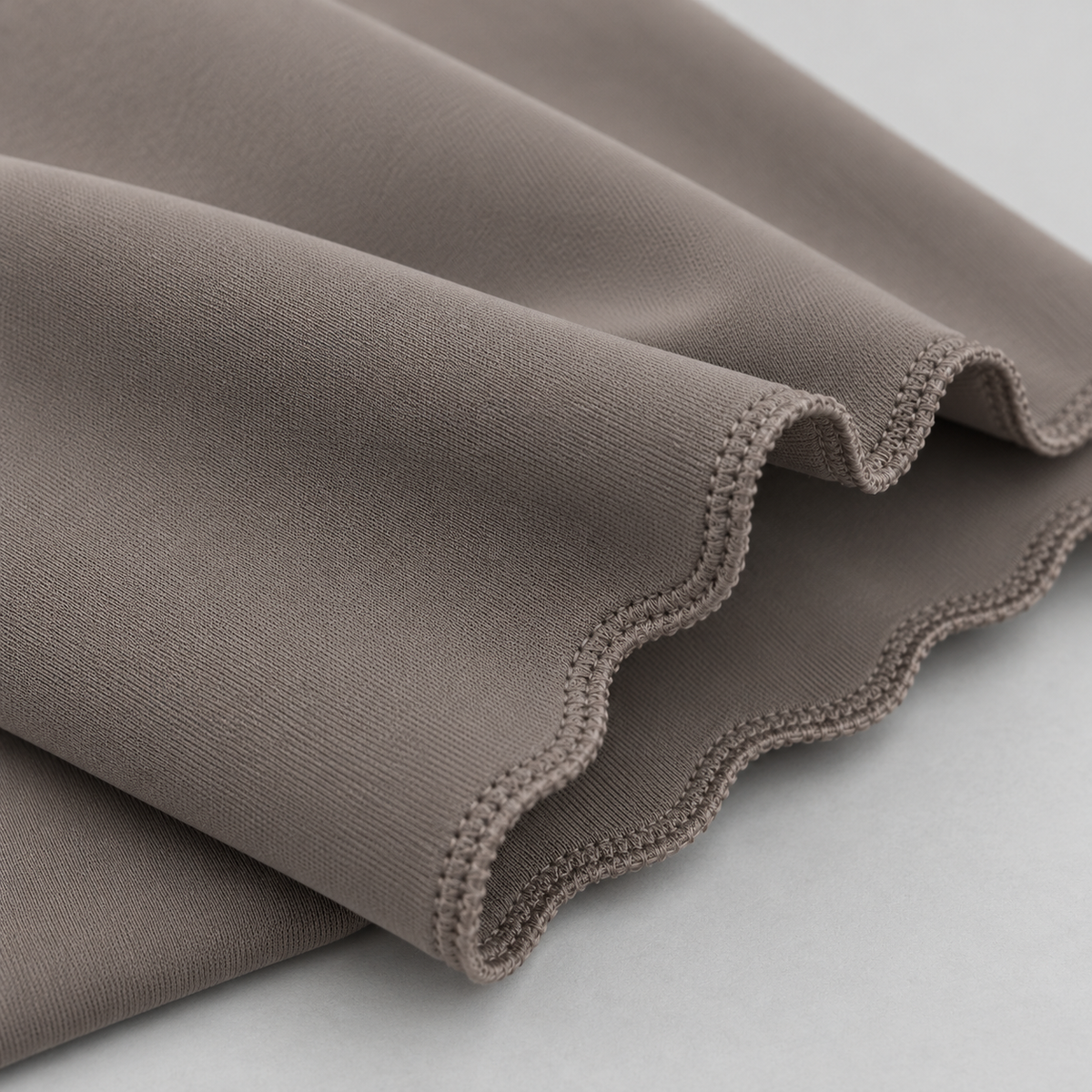 TYLA almond sauce coordinated top and shorts — fabric detail view